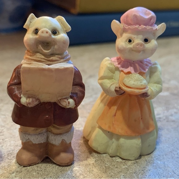VTG Pig Decorative 2"-2.5” Figurines Lot Of 7 - Picture 4 of 8